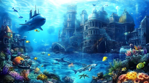 Sunken City and Submarine