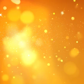 Abstract Golden Lights and Sparkles