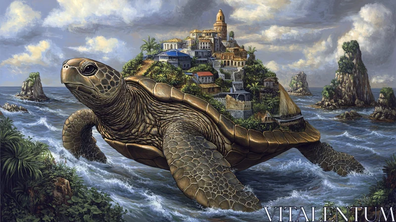Turtle Island Cityscape