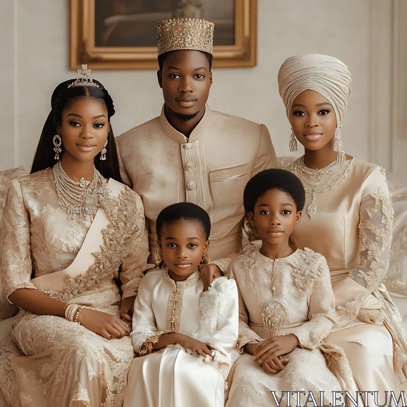 Regal Family in Formal Wear