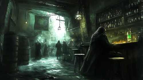 Dark Fantasy Pub Interior