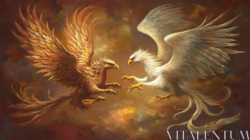 Phoenix Duel in Earth Tones