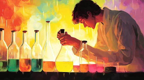 Chemist at Work: A Palette of Scientific Discovery