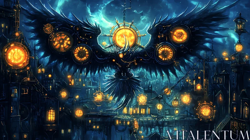 Clockwork Bird in Metropolis