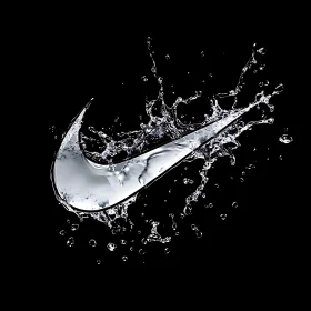 Abstract Water Logo Art