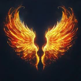 Inferno Wings: A Fiery Ascension