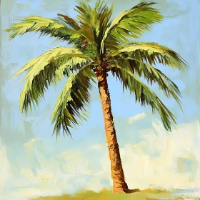 Tropical Palm Tree Art Print
