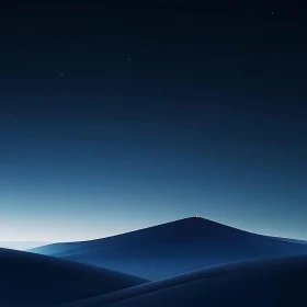 Blue Night Hills