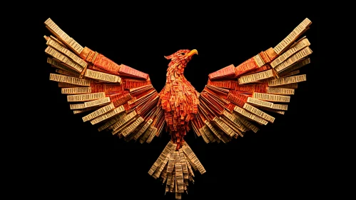 Phoenix Bird Sculpture
