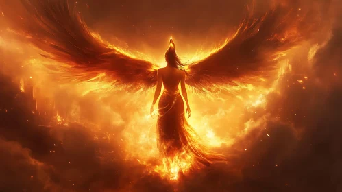 Ember Wings: A Phoenix's Ascent