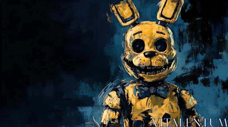 AI ART Sinister Rabbit Portrait