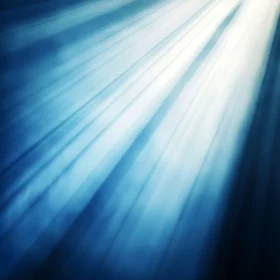 Ethereal Light Beams Abstract Composition