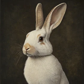 White Rabbit in Dark Ambiance