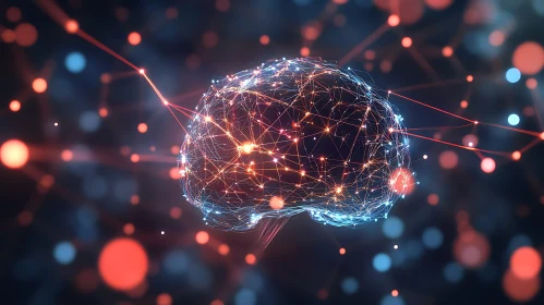 Digital Brain: Artificial Intelligence Concept