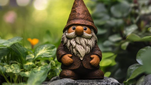 Whimsical Gnome Ornament for Garden Decor