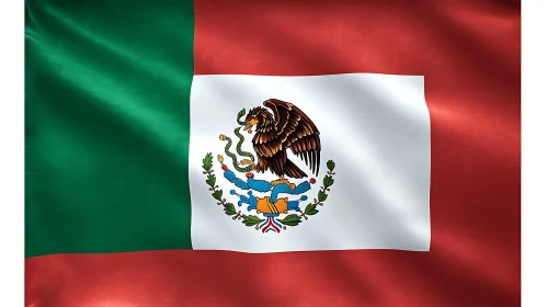 Patriotic Mexican Flag Fine Art