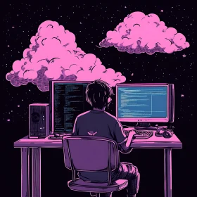 Coding Under Pink Clouds