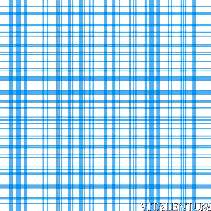 Light Blue Lines on White Geometric Design AI Image