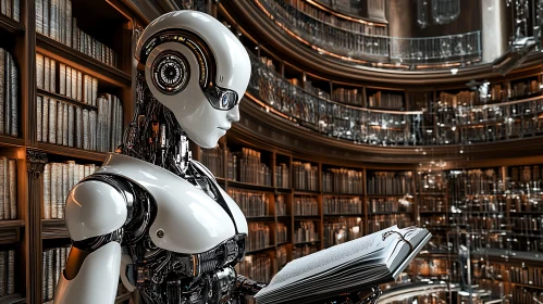 Android Reader in Literary Sanctuary