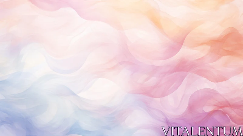 Ethereal Abstract Watercolor Background AI Image
