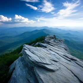 Blue Ridge Mountain Peak Scenery