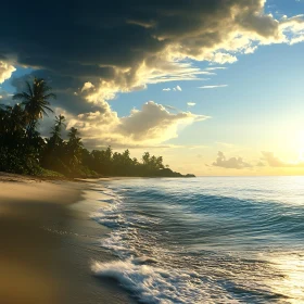 Tropical Beach Sunrise