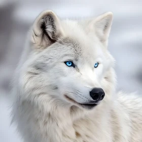 Arctic Wolf Portrait