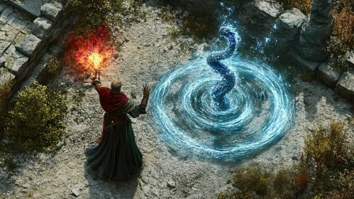 Magical Duel Between Elements