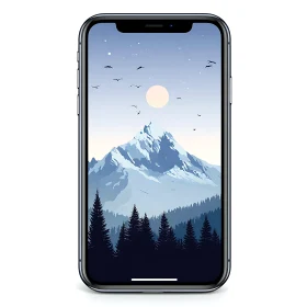 Mountain View Phone Screen Art