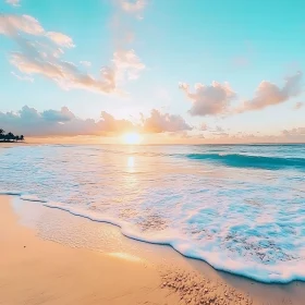 Peaceful Ocean Sunset