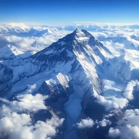 Majestic Mountain View From Above