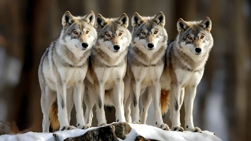 Wolves in Winter