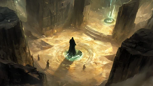 Enigmatic Gathering in Old Sanctuary