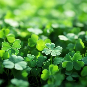 Shamrock Meadow: A Green Tapestry of Luck