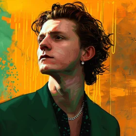 Tom Holland Modern Art Illustration