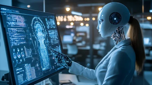 Futuristic Cyborg Interface Analysis