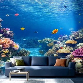 Underwater Coral Reef Fish Wallpaper
