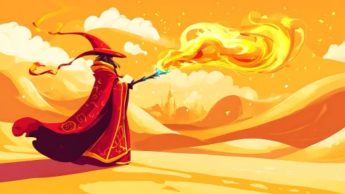 Sorcerer's Desert Fire Magic