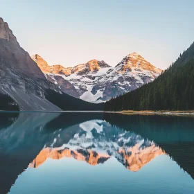 Mountain Reflection in Lake