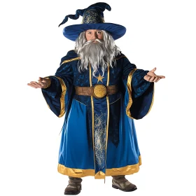 Blue Wizard with Open Arms