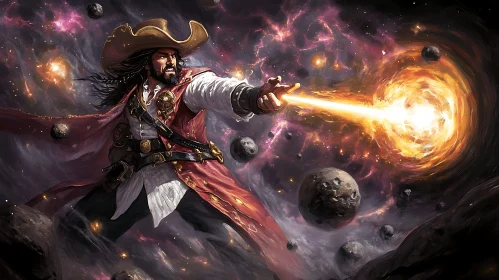 Space Pirate Casting Spell