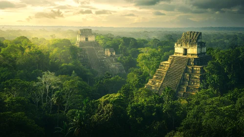 Maya Civilization Pyramids