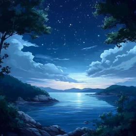 Starry Night Over Still Waters