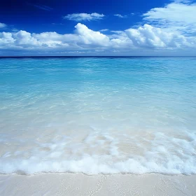 Calm Ocean and Sky Landscape