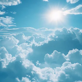Heavenly Clouds in the Sky