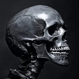 Monochrome Skull Study