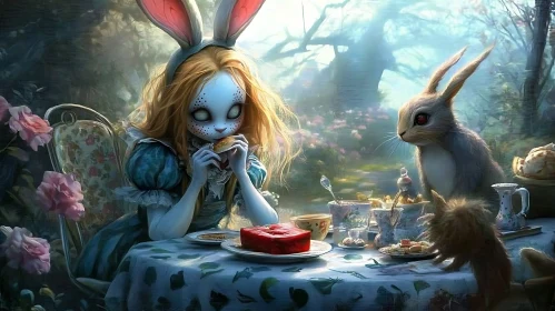 Bunny Girl's Tea Party