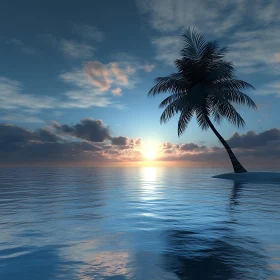 Island Sunset Serenity