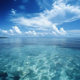 Calm Sea and Cloudscape