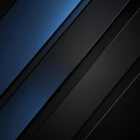 Diagonal Abstract Layers of Blue and Black